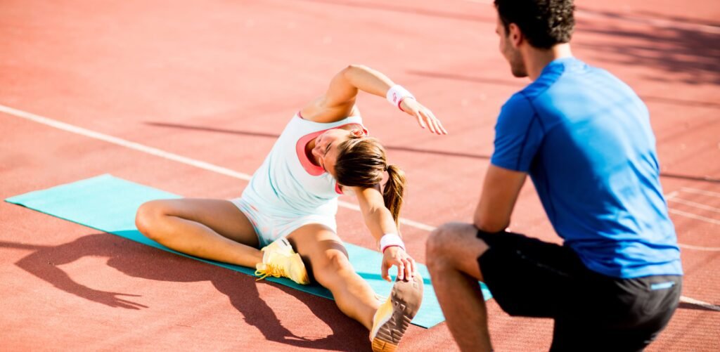 Séance de sport avec coach sportif