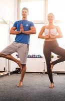 Séance de yoga avec un coach sportif